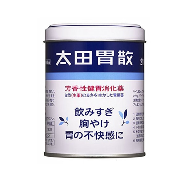 오타이산 일본위장약, 소화제 210g(캔형)